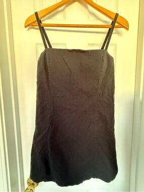 Abercrombie & Fitch black mini dress with spandex shorts